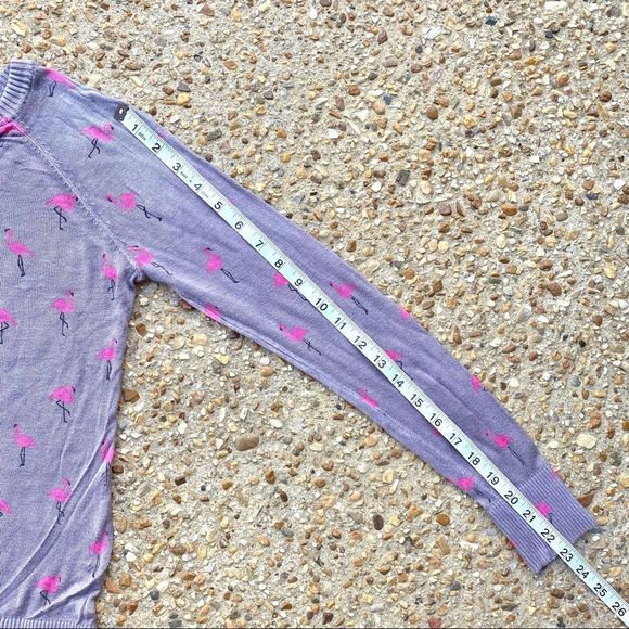Torrid Flamingo Novelty Light Knit Sweater Size 1X 1 - Picture 5 of 11